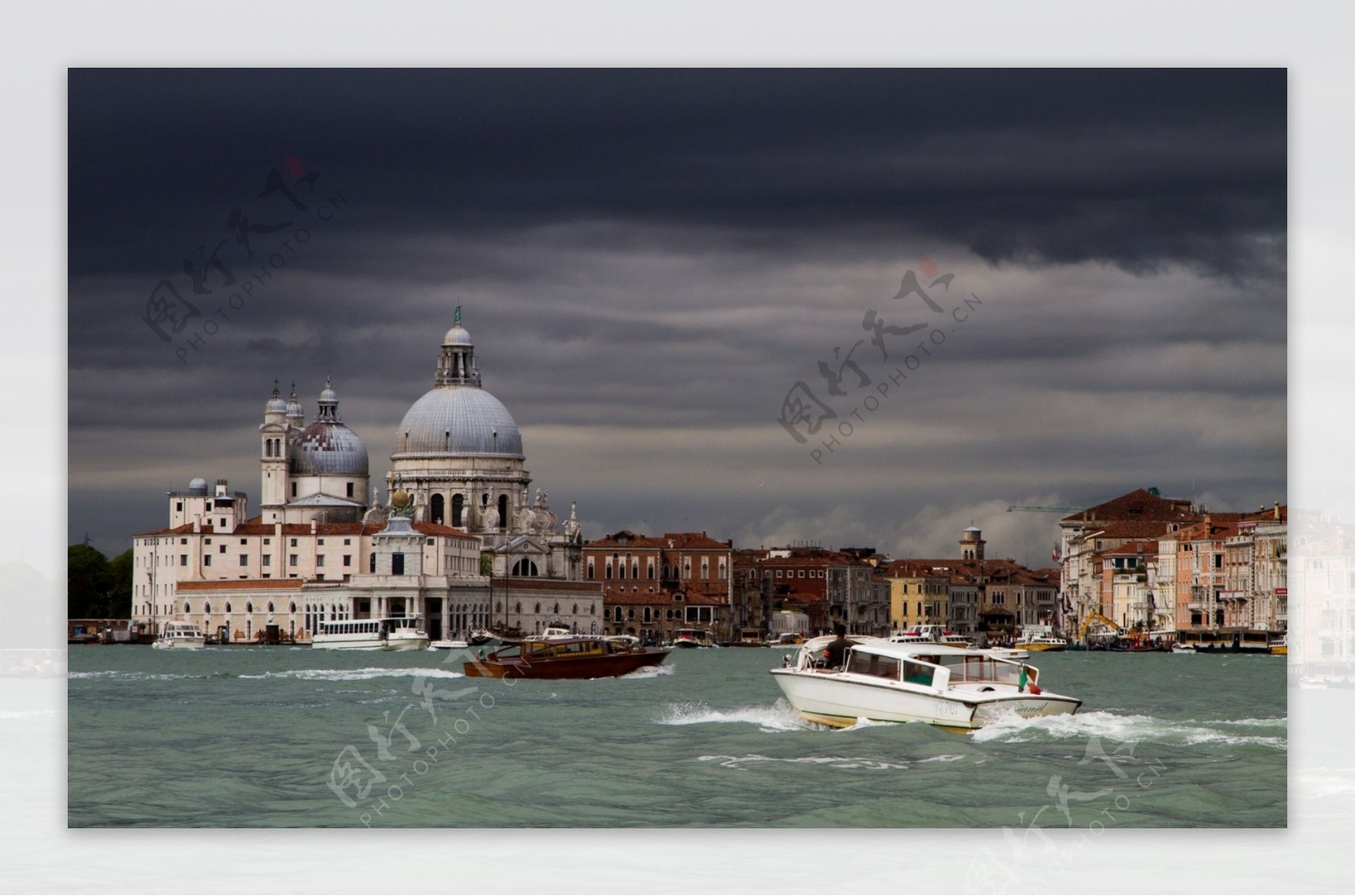 欧洲建筑水上威尼斯风景画