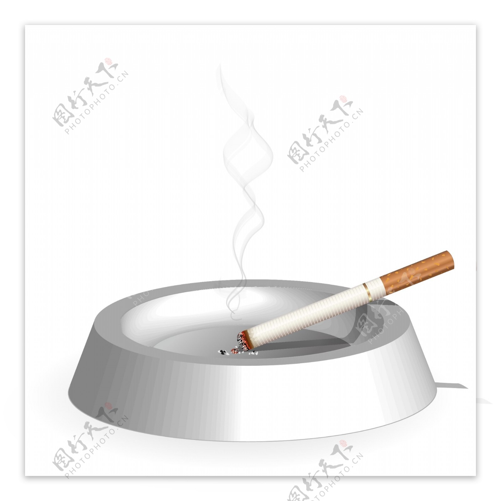 烟灰缸里的烟