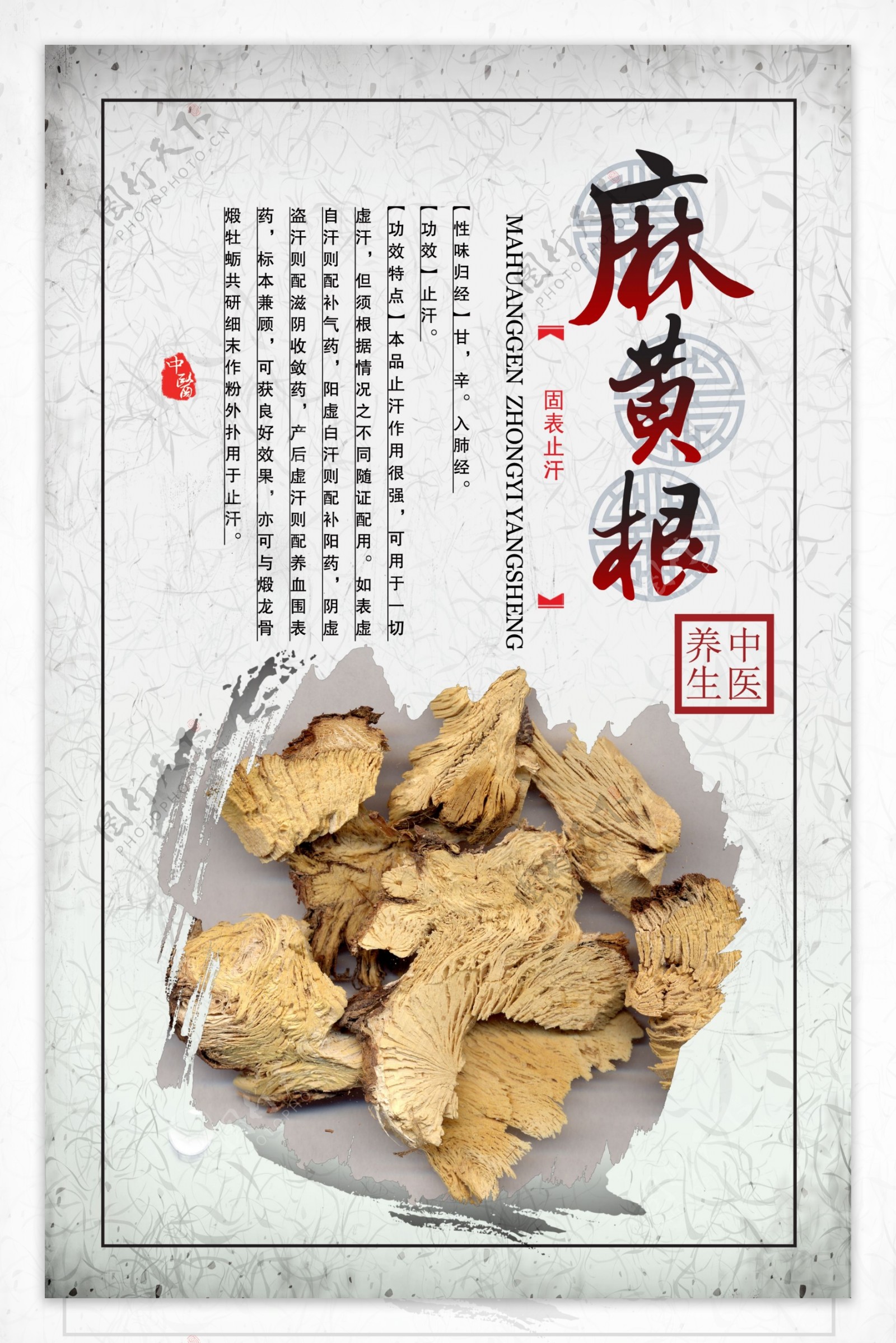 中药麻黄根