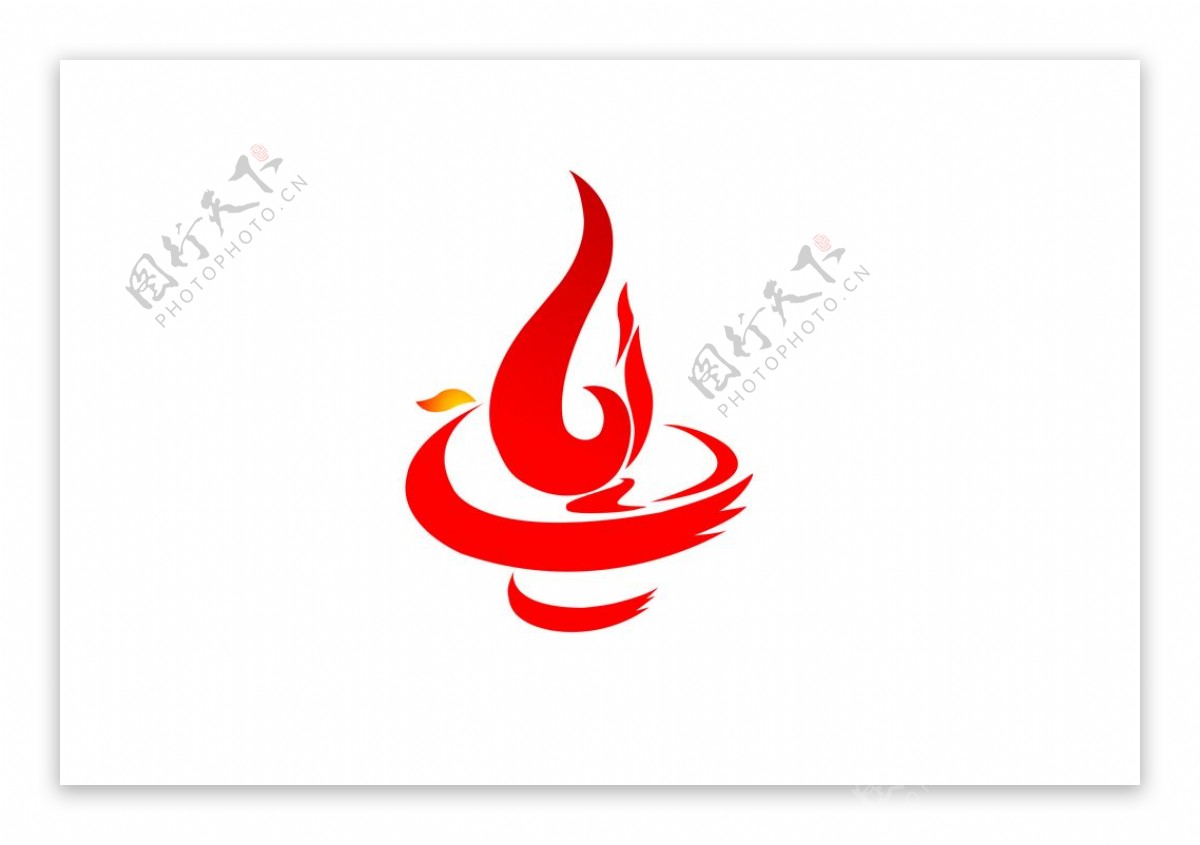 火形状logo