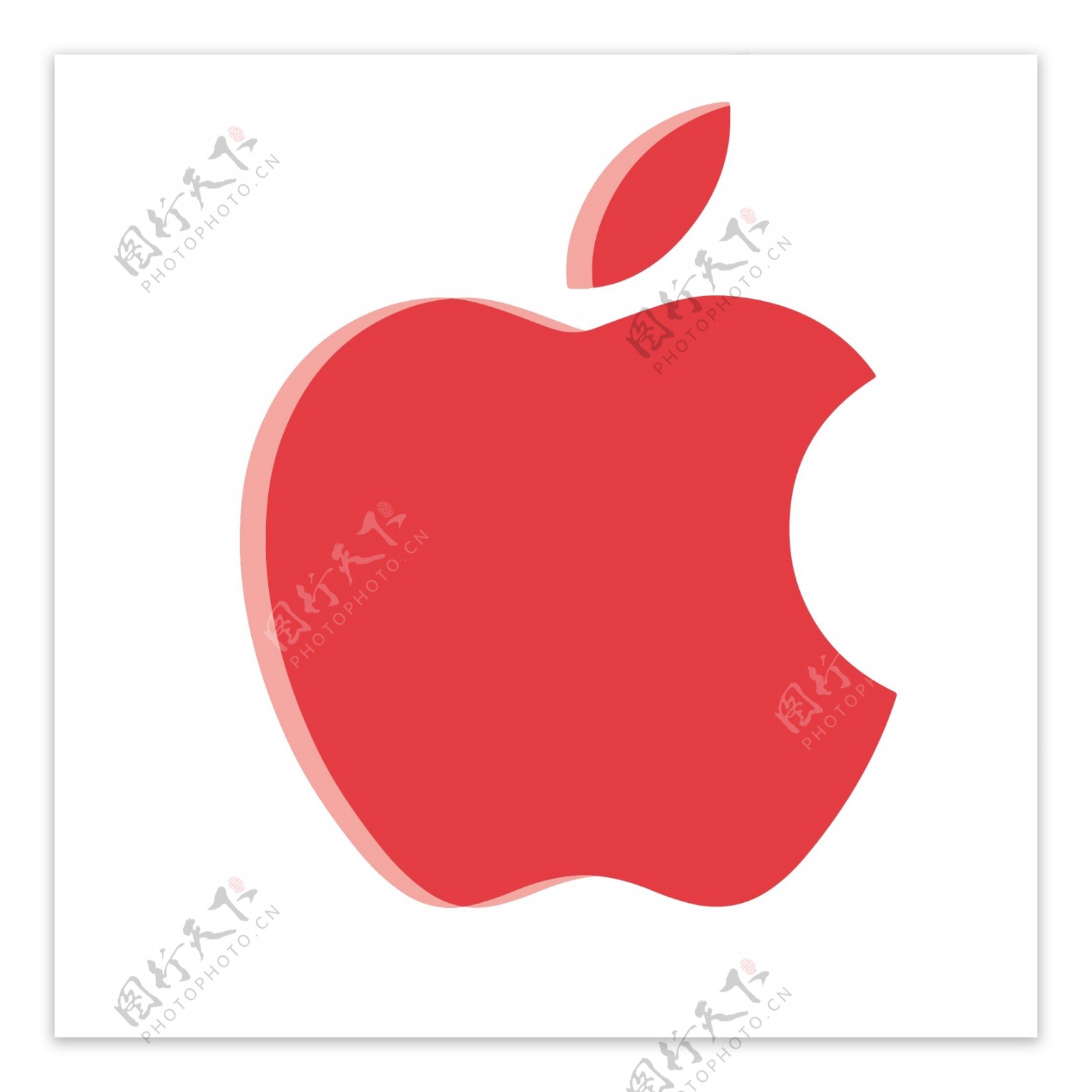 红色苹果ipadLOGO图标