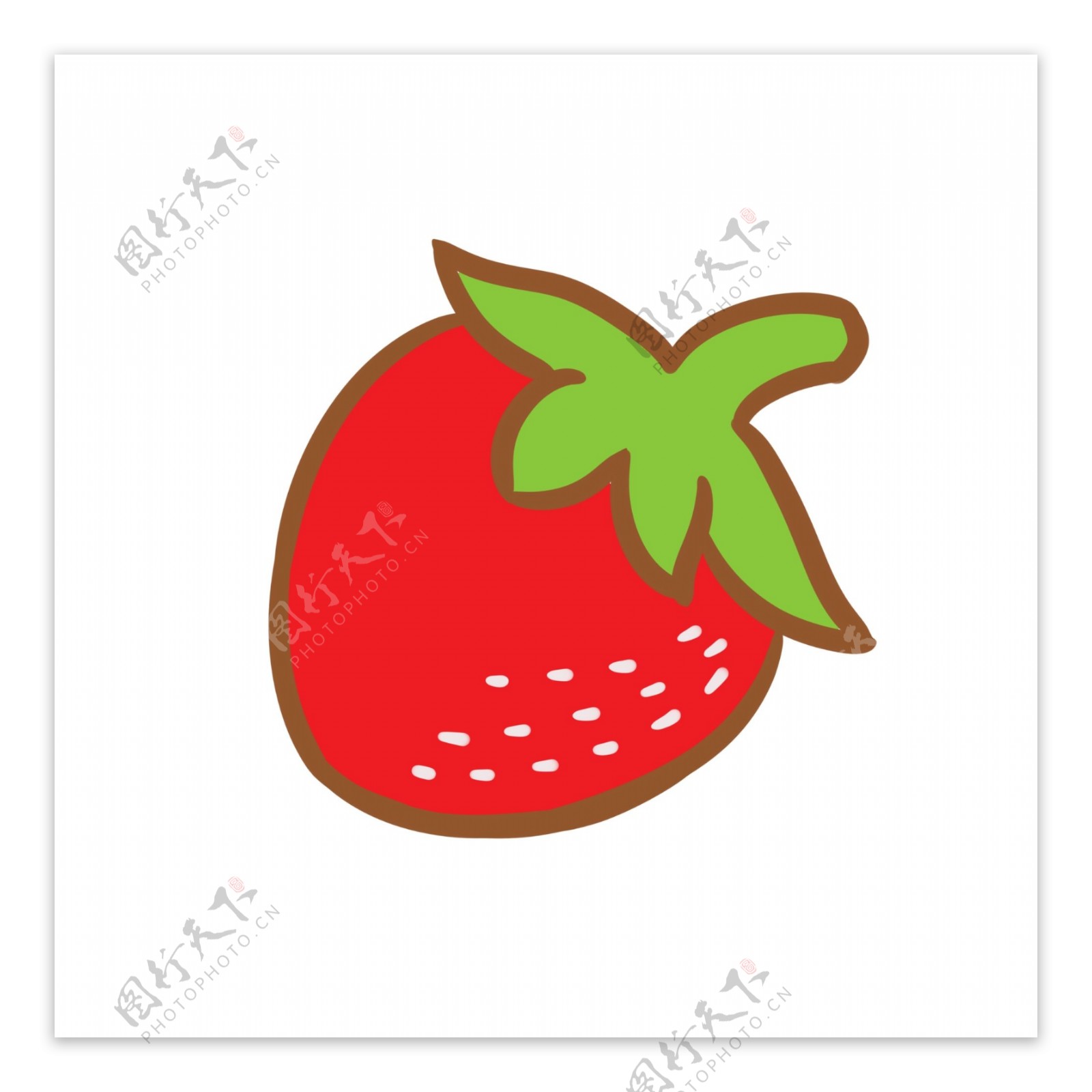 手绘水果草莓系列