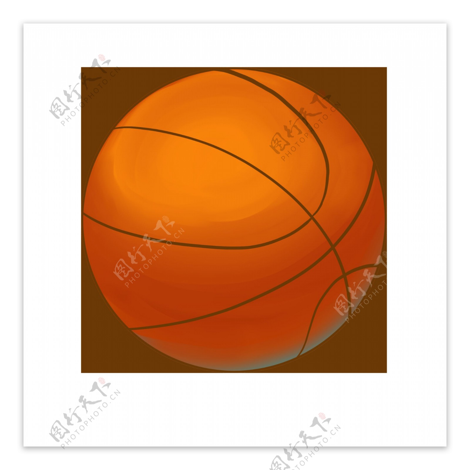 运动篮球装饰插画