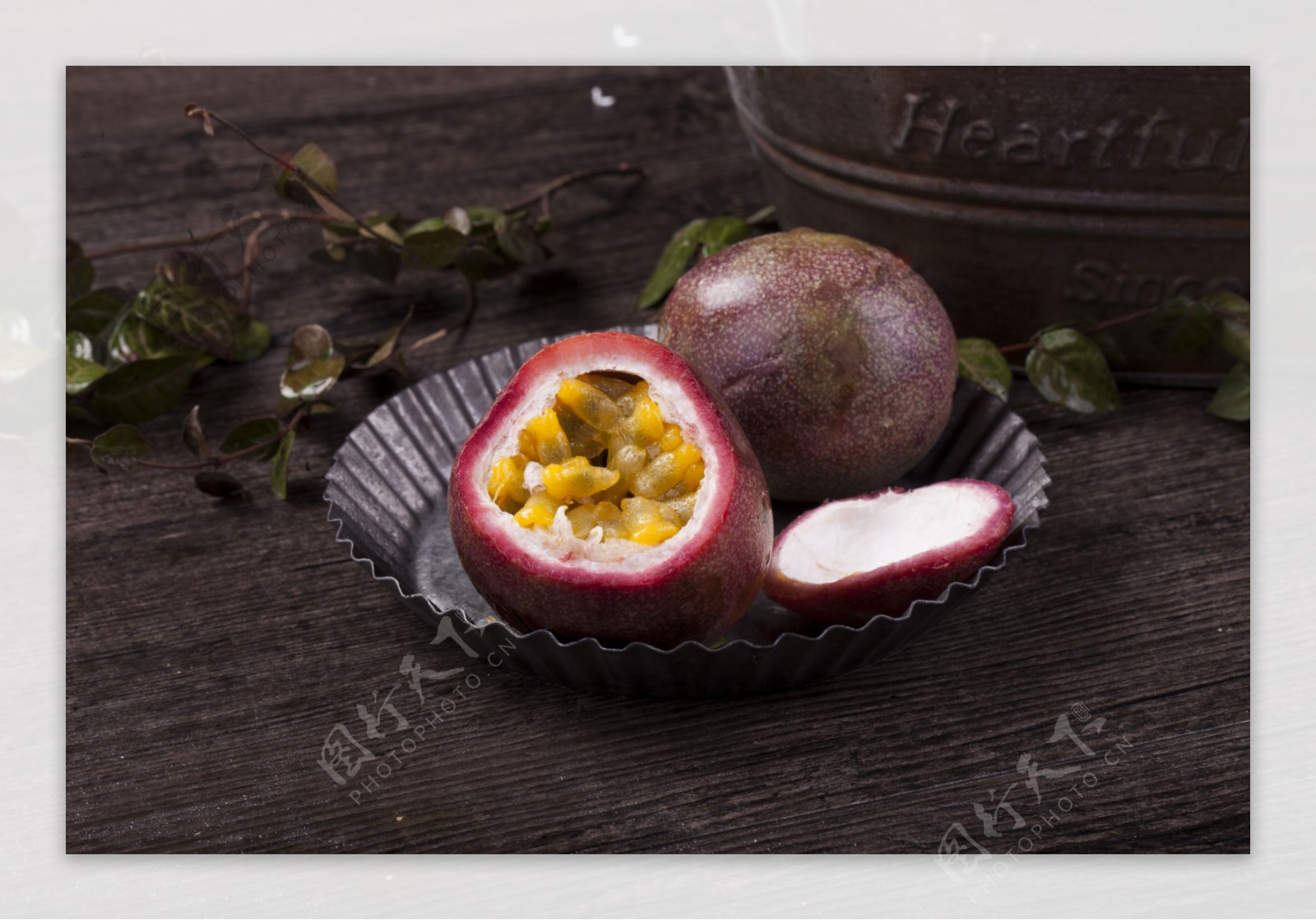 摄影图热带水果百香果实物图2