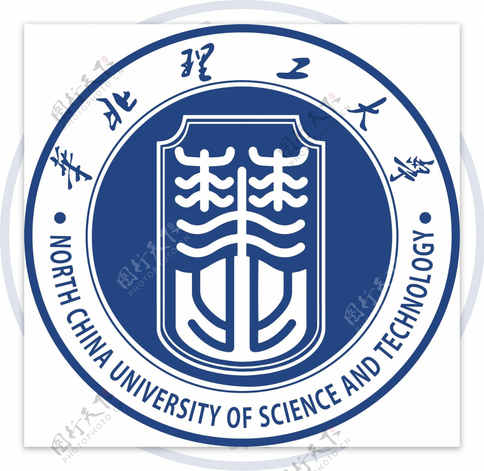 华北理工大学logo