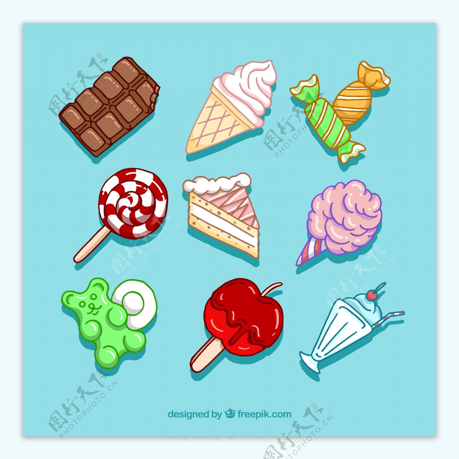 9款彩绘甜食设计
