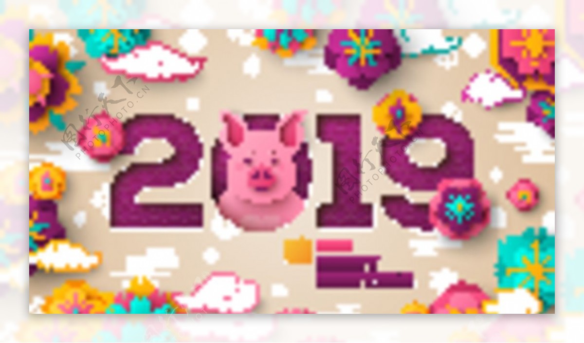 猪年海报2019海报