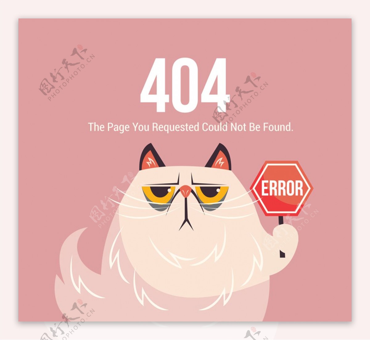 猫咪404错误页
