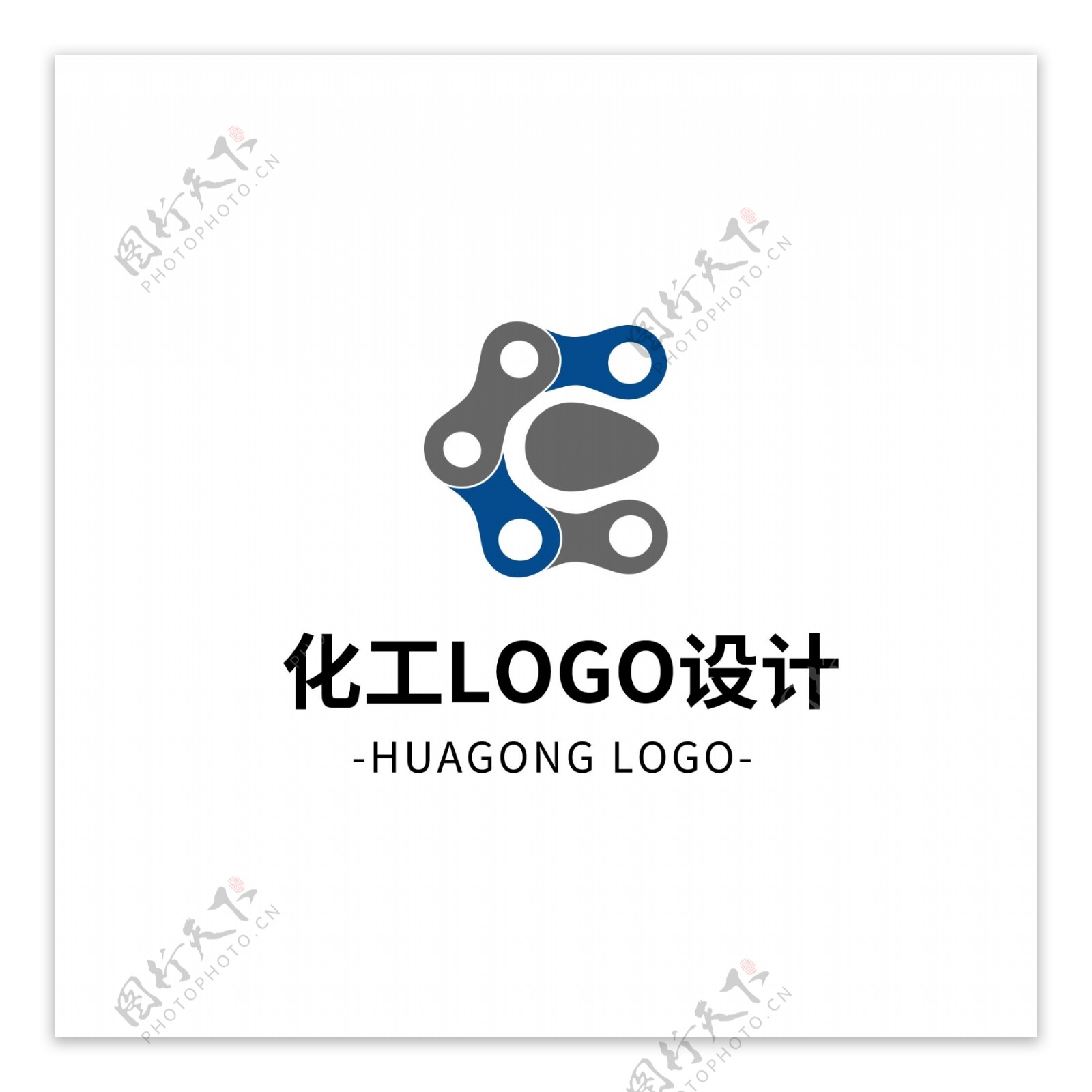 简约大气化工logo标志设计