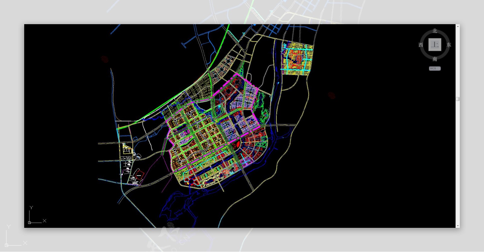 城市设计CAD规划图纸