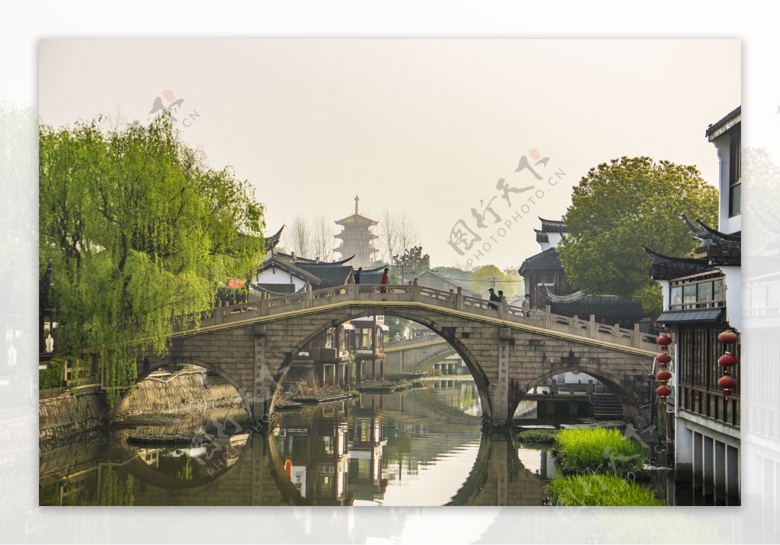 上海七宝古镇小桥风景