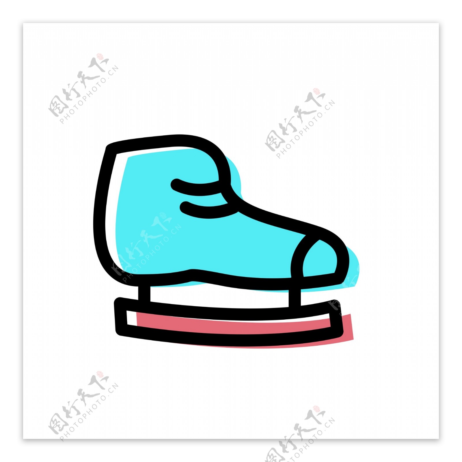 扁平化滑冰鞋