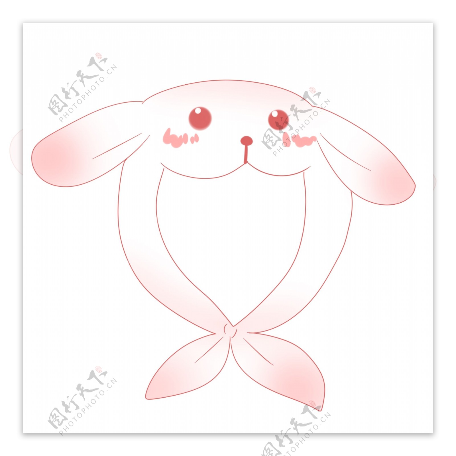 兔子耳朵装饰图案