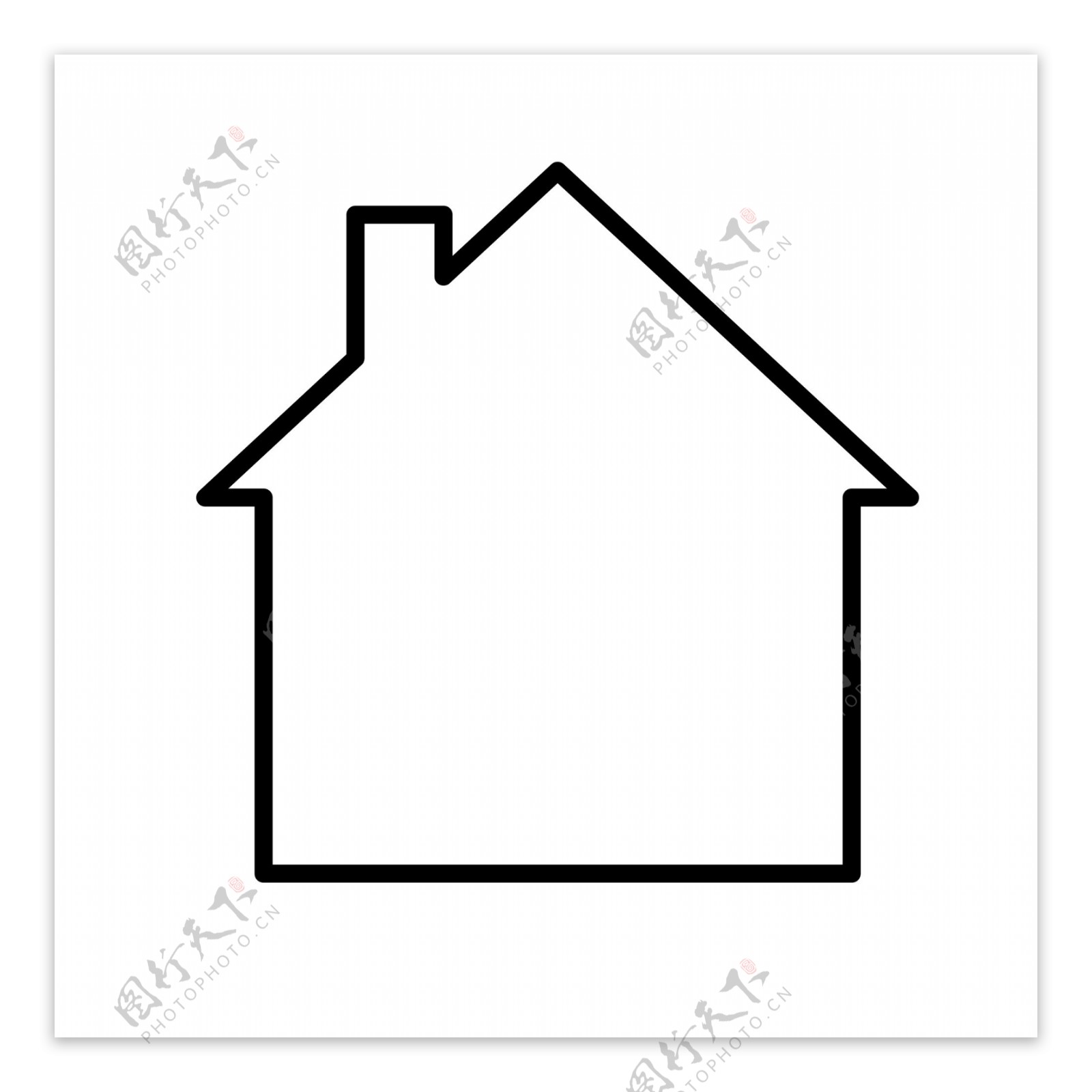 扁平化小房子