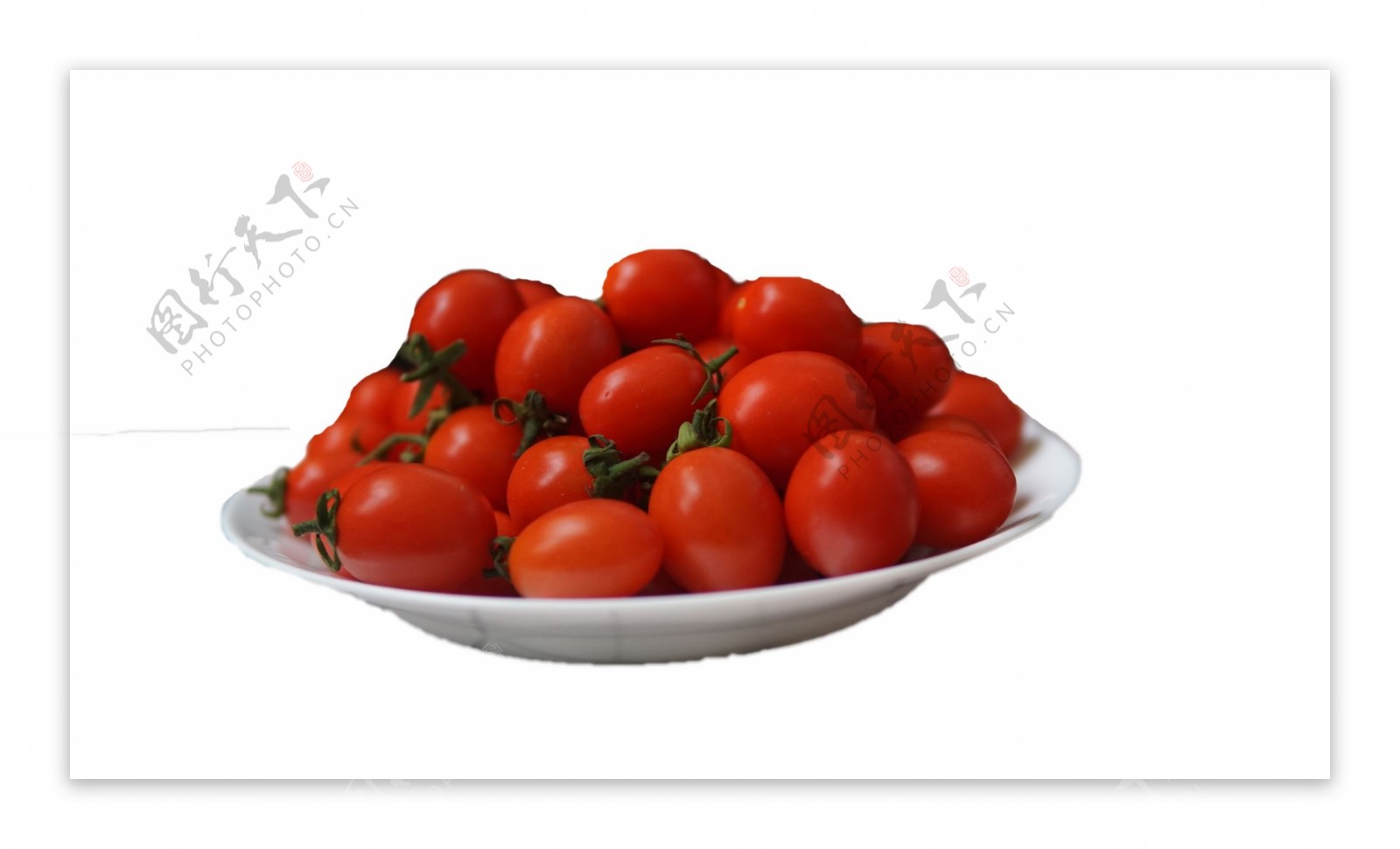 一盘美味营养的西红柿