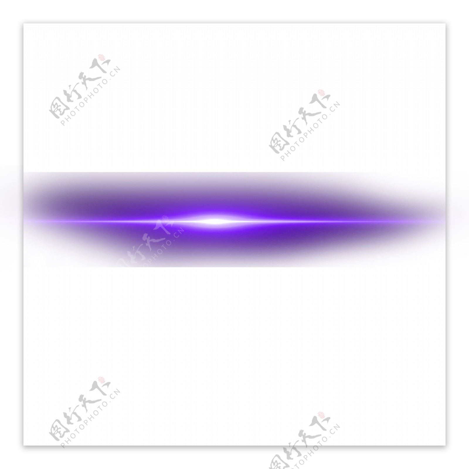 紫色创意光效元素