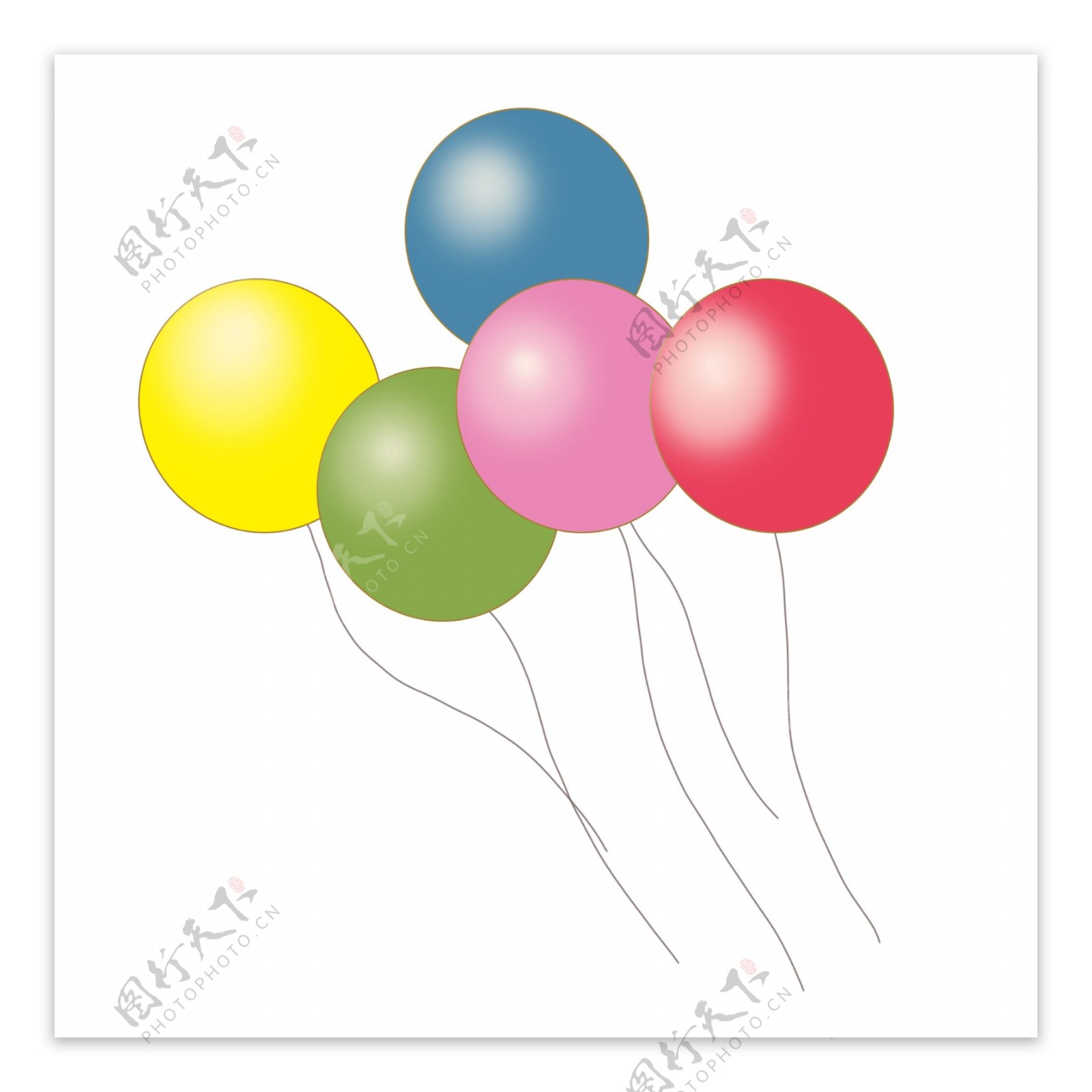 儿童节之彩色气球