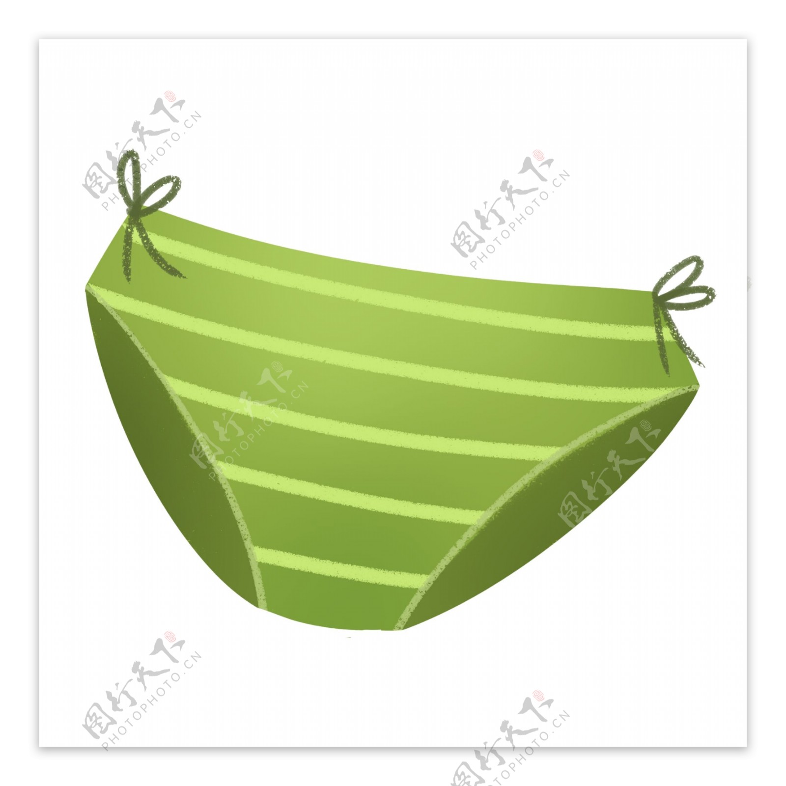 绿色小清新清凉夏季游泳裤