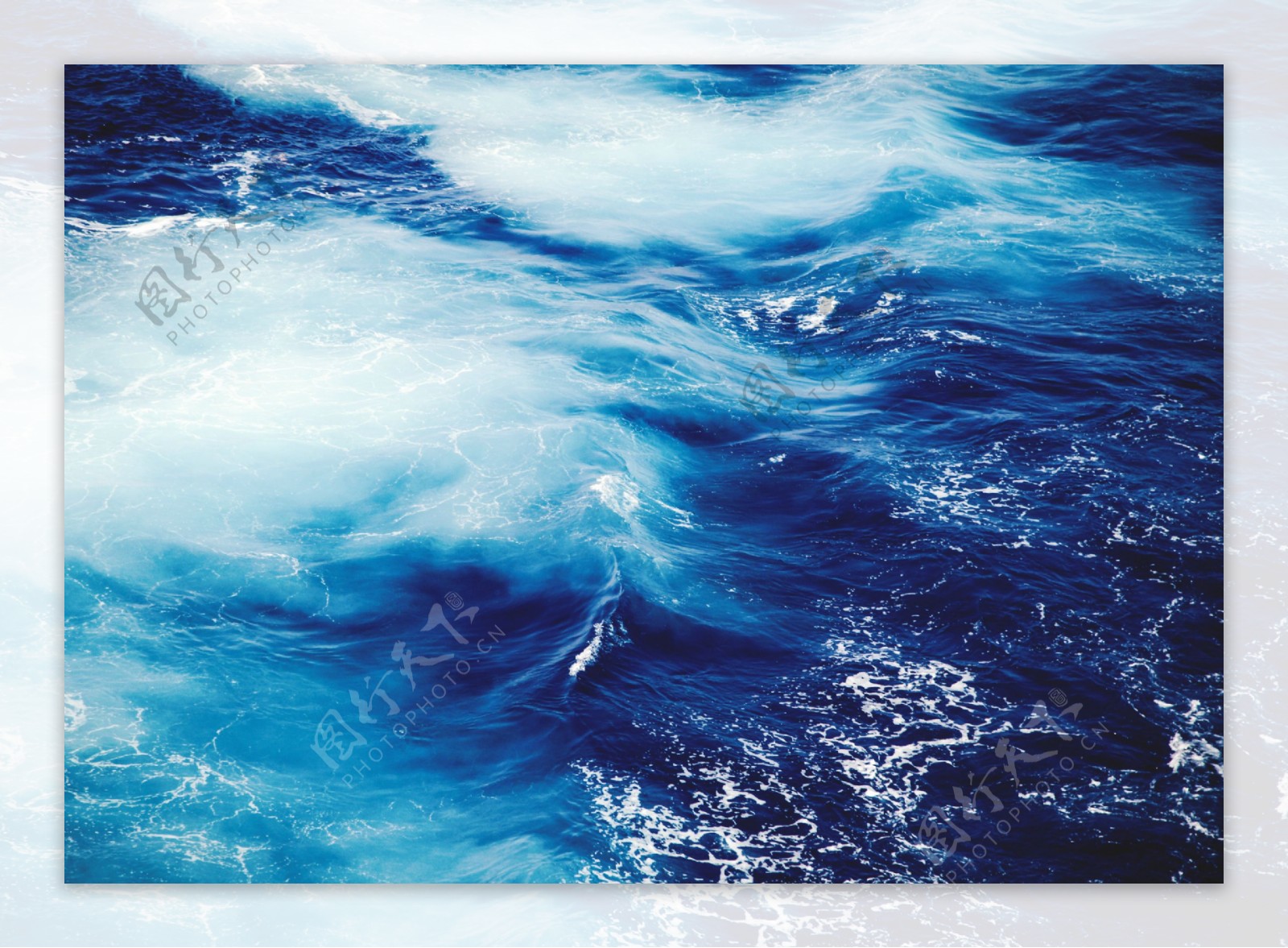 海洋海浪蓝色