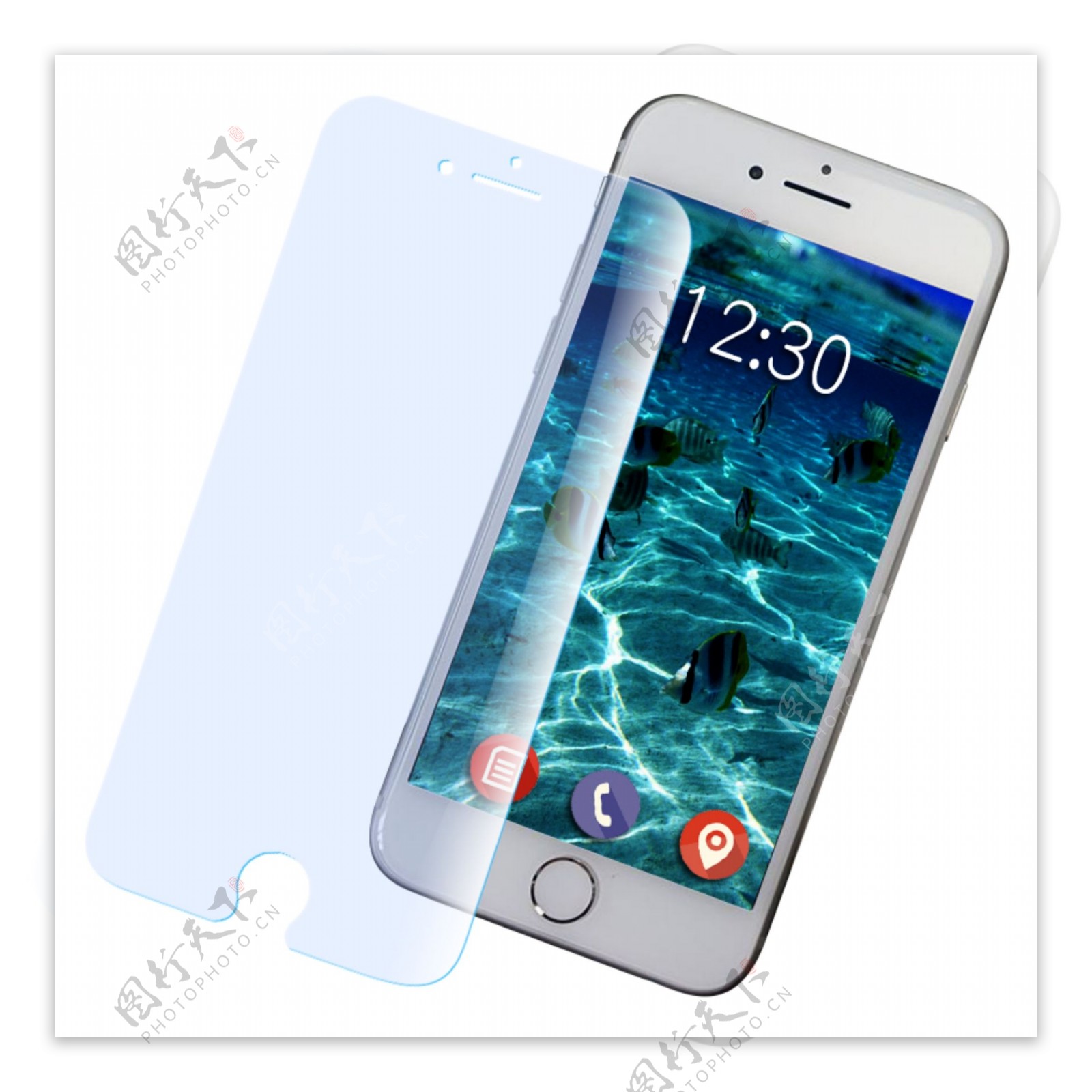 苹果手机抗蓝光钢化膜手机