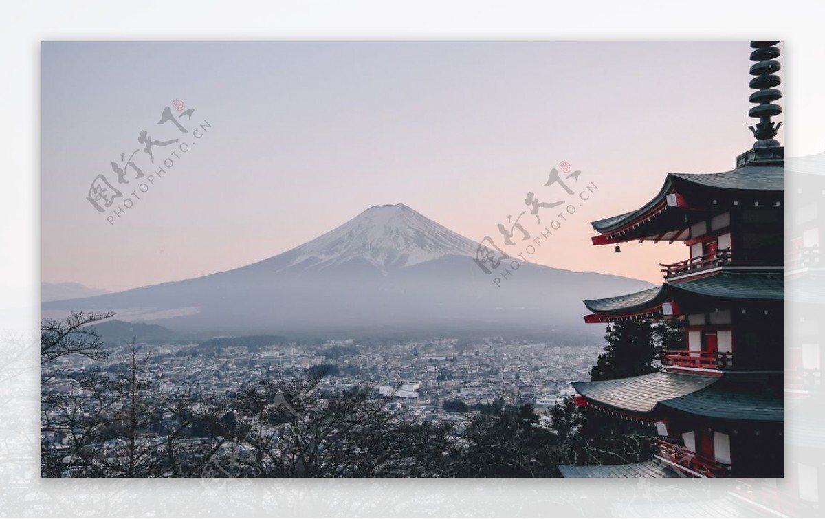 富士山唯美风景