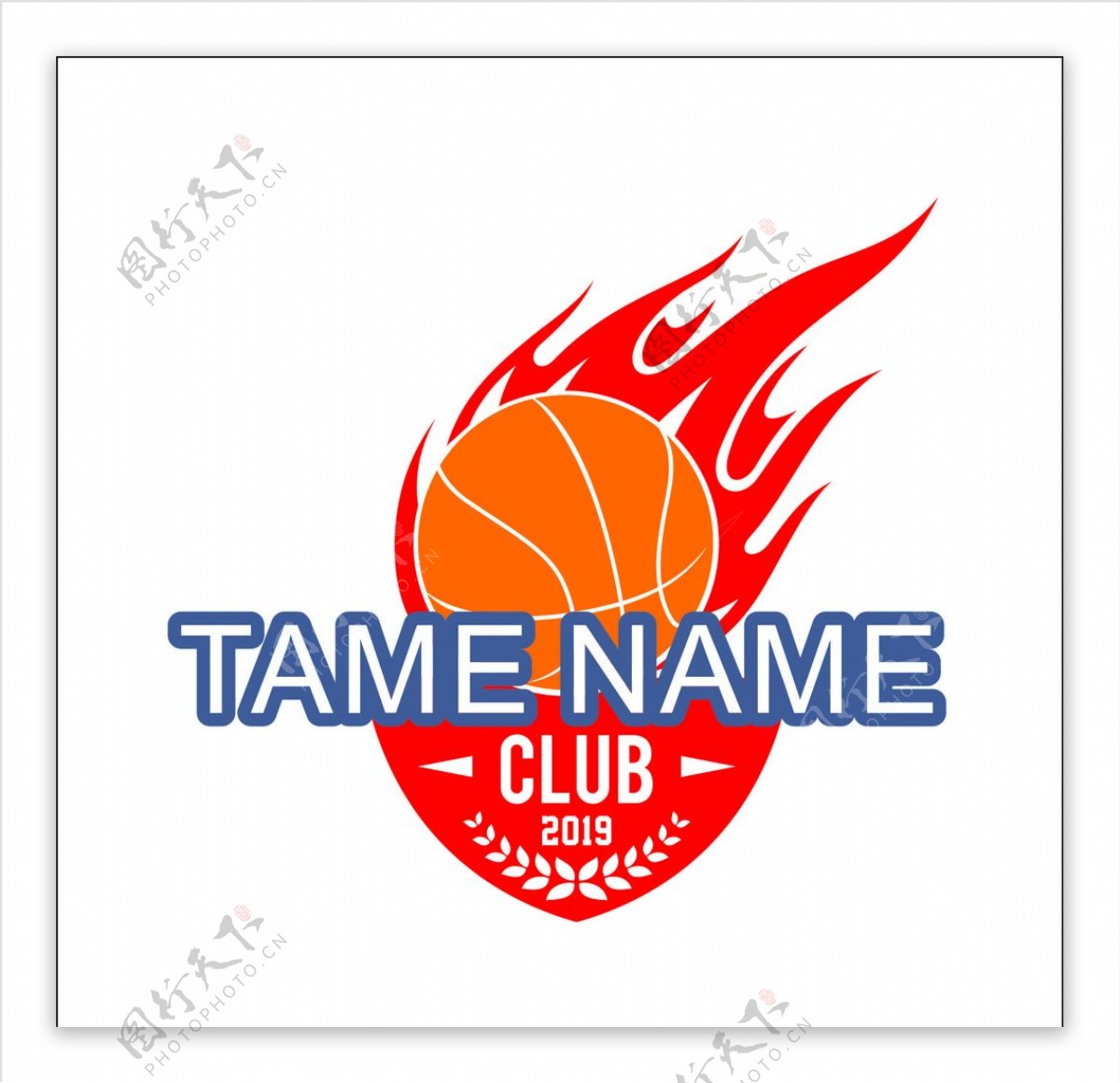矢量篮球服logo队徽队标设计