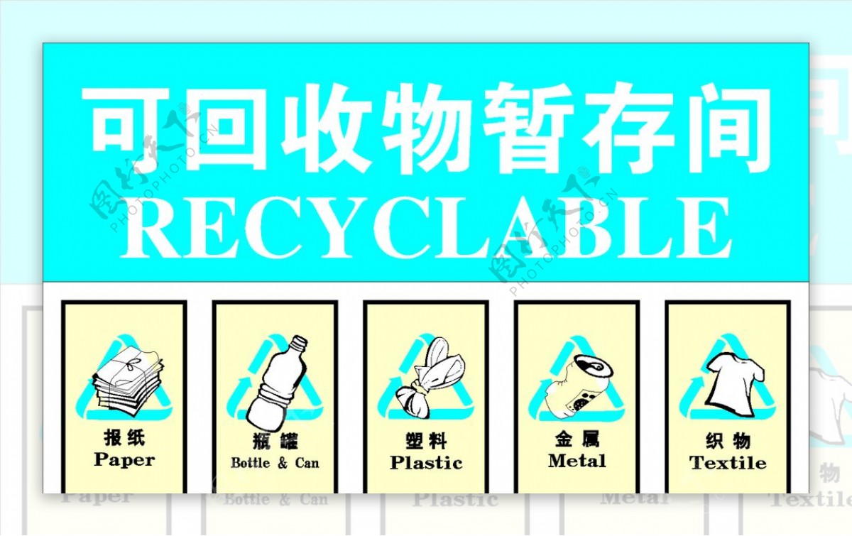 可回收物暂存间垃圾分类