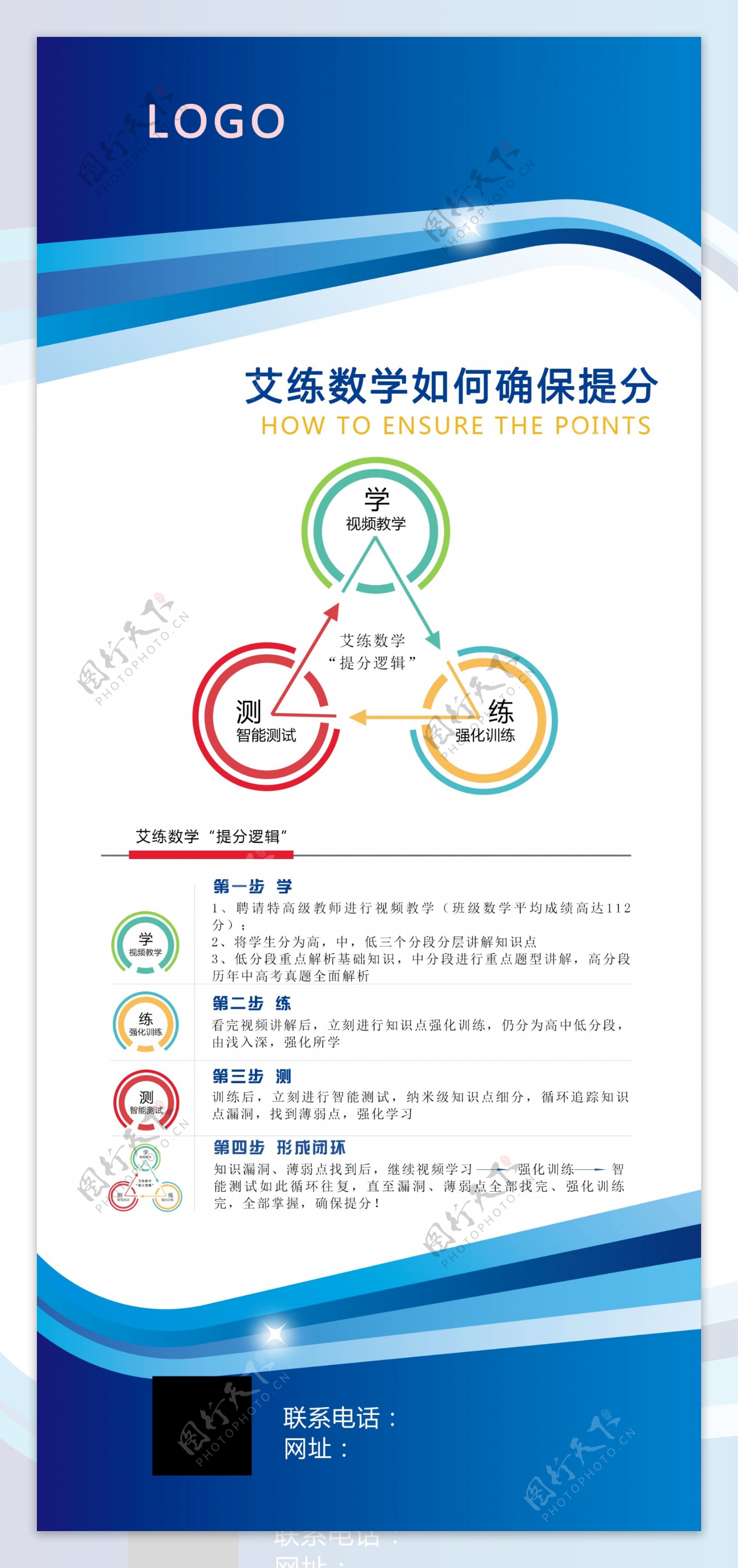 数学提分展架