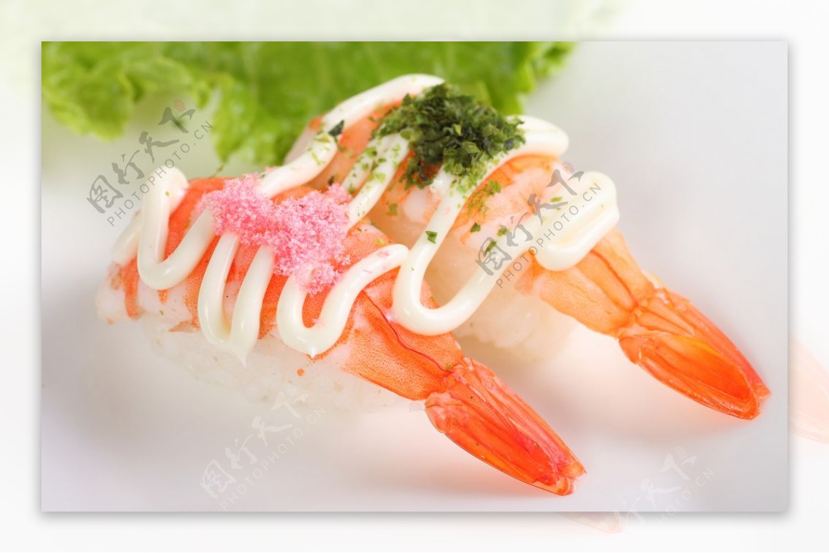 基围虾寿司