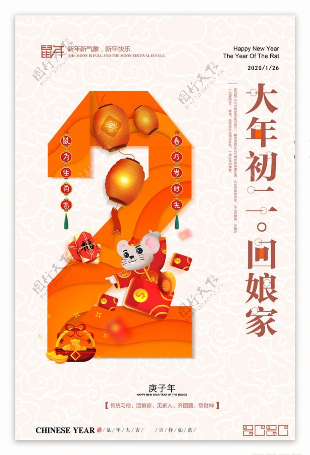 2020新年春节传统习俗2
