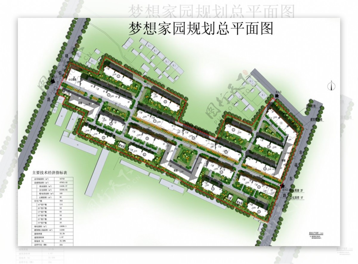 房地产效果图楼盘景观效果图