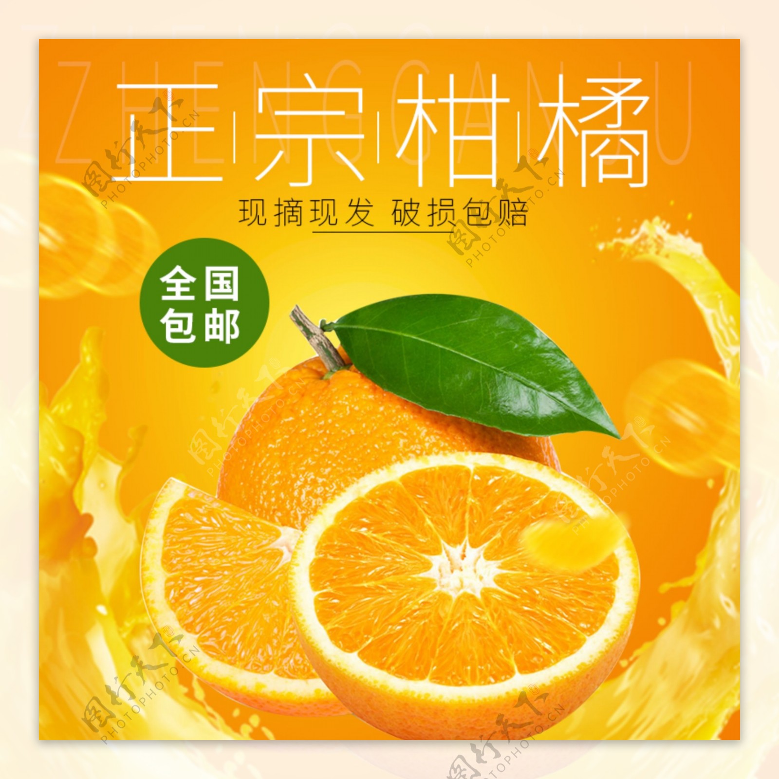 柑橘海报