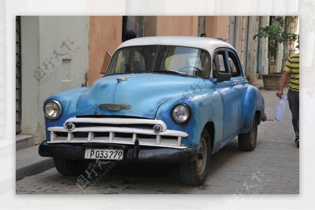 古巴哈瓦那那辆旧车