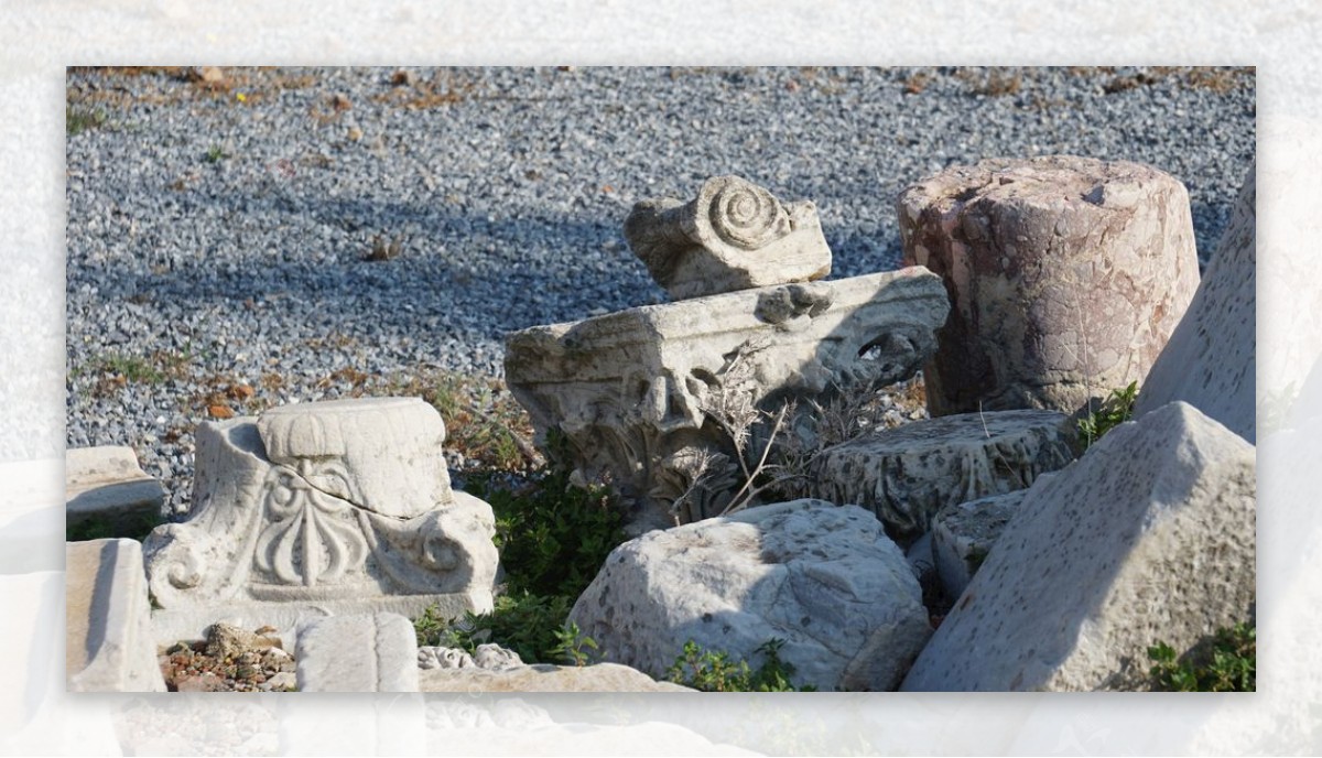 废墟历史考古学石头旅游