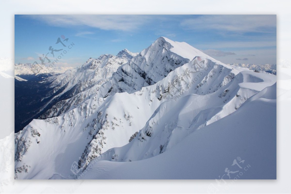 景观雪山