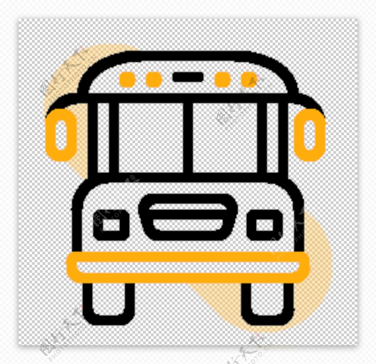 校巴士图标