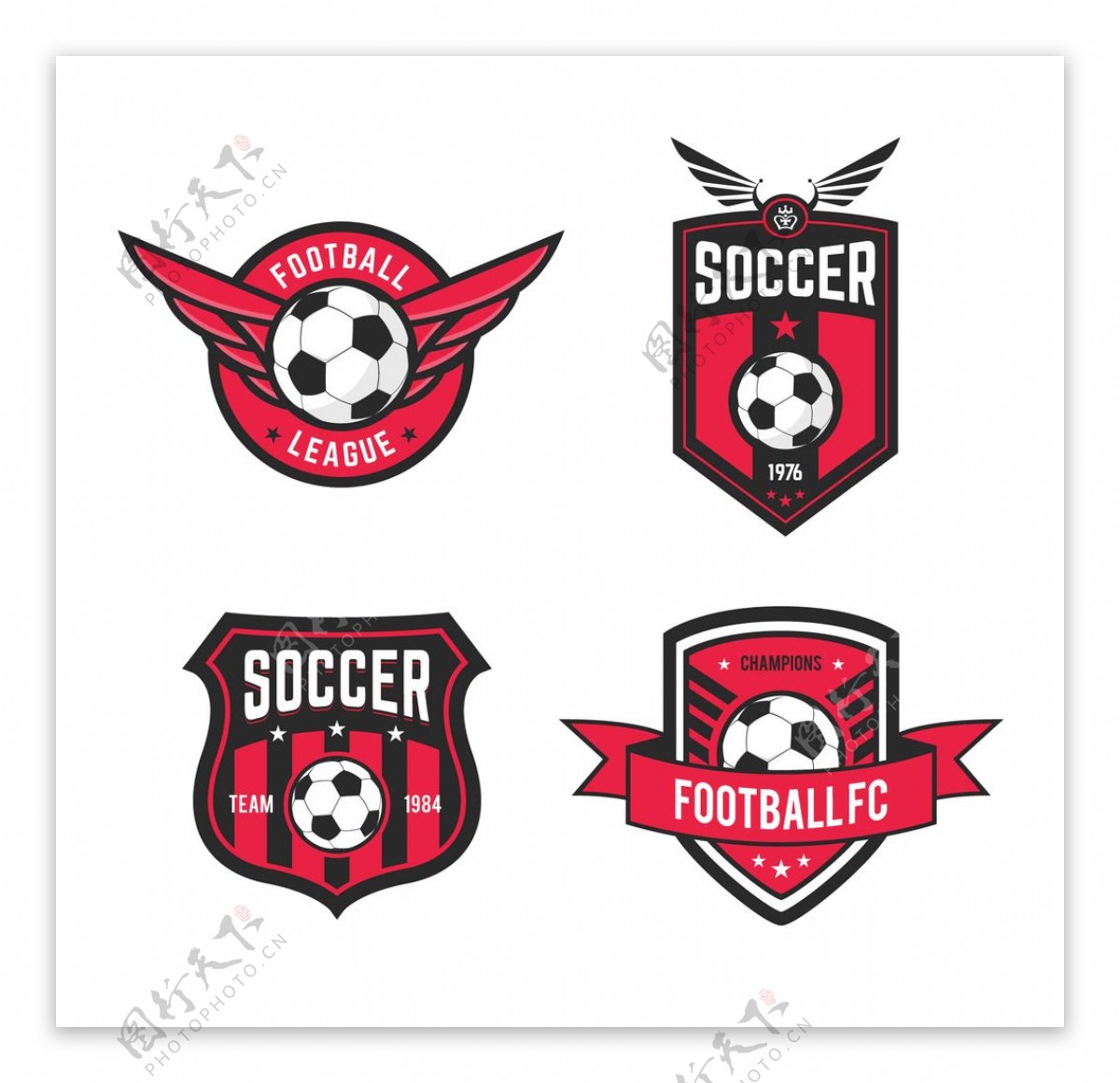 足球俱乐部logo标志设计