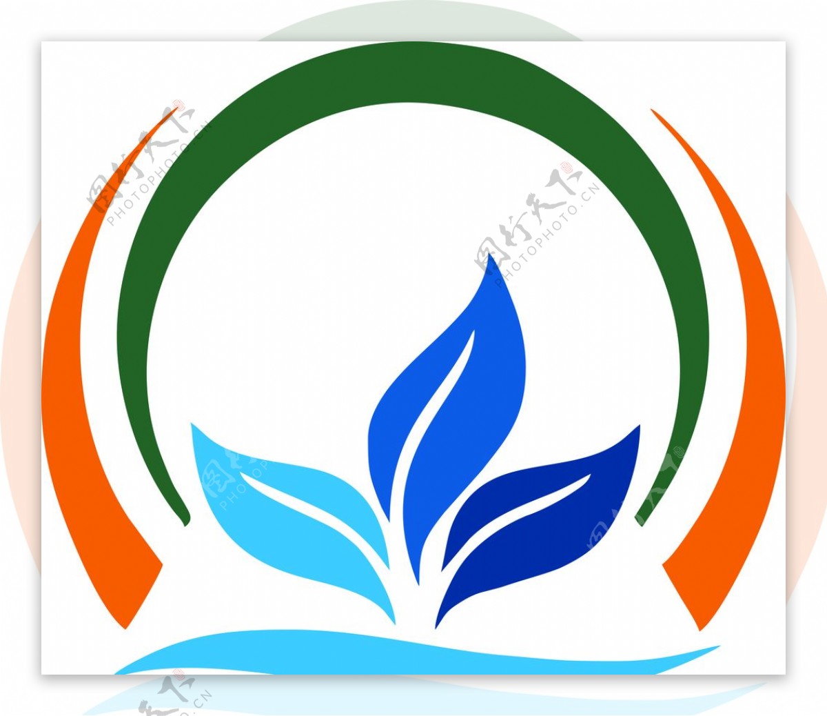 公益树叶创意logo