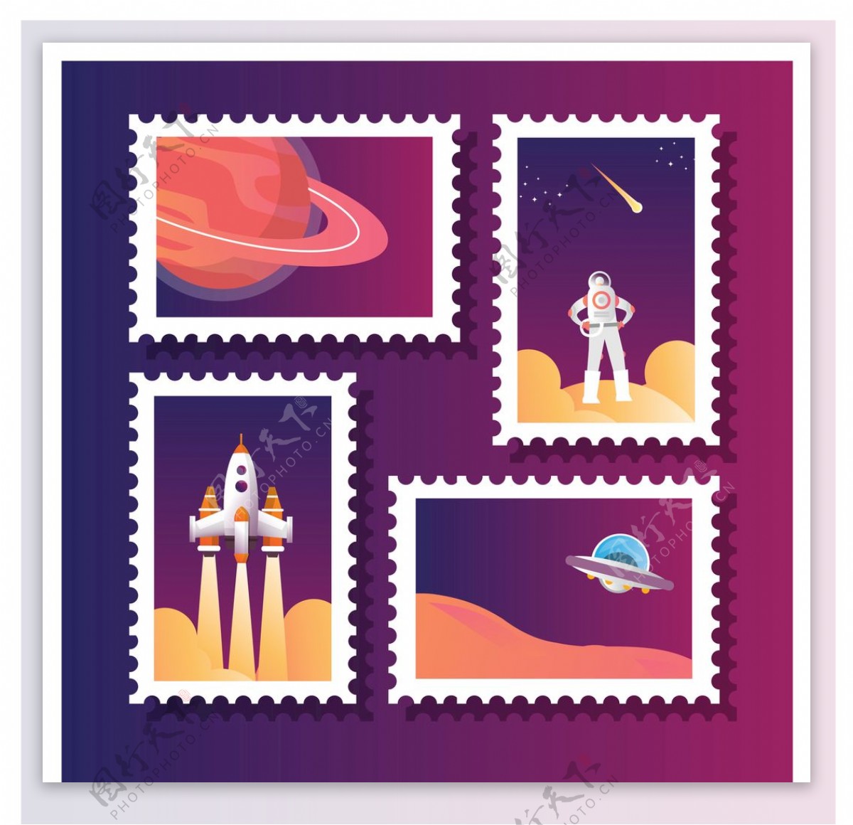 宇宙邮票