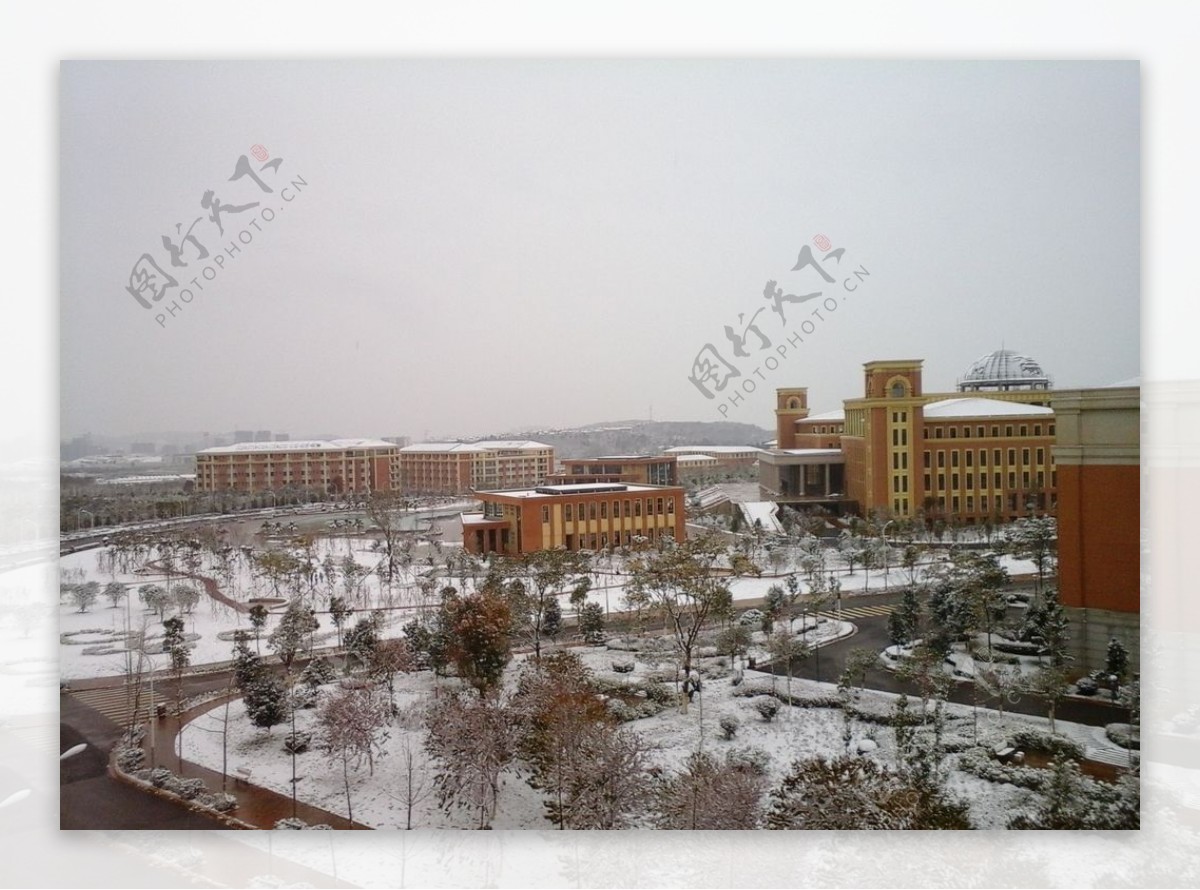 云南大学雪景