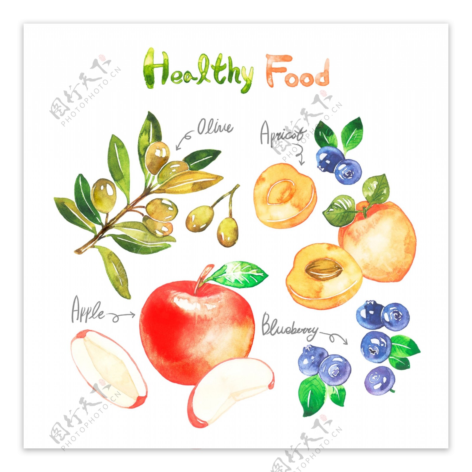 手绘蔬菜水果海报
