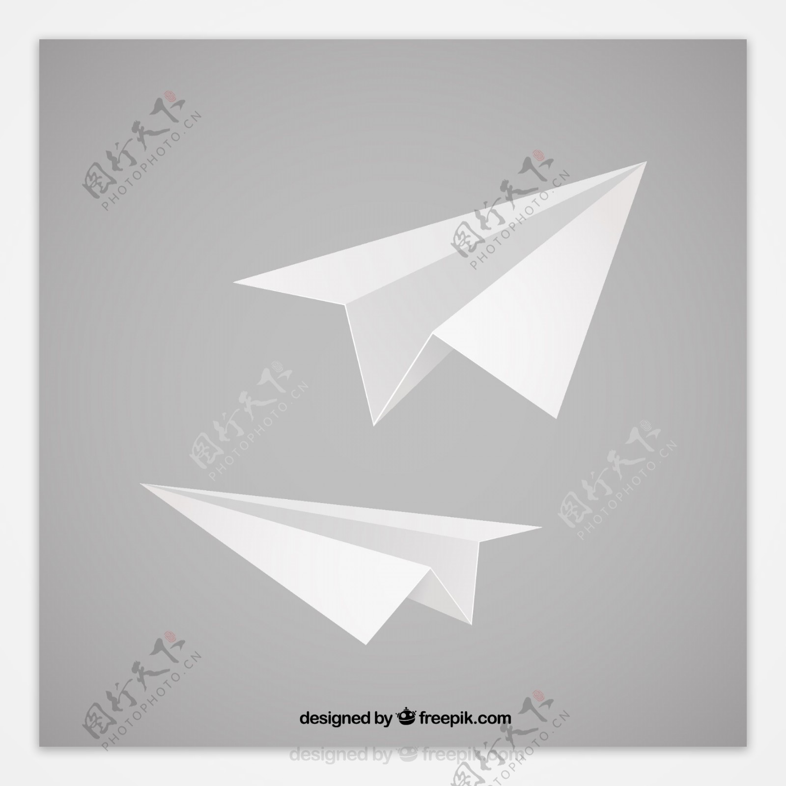 纸飞机插图