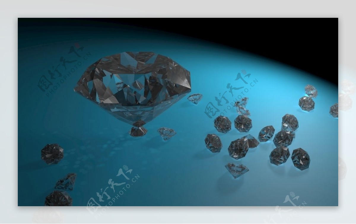 C4D钻石模型
