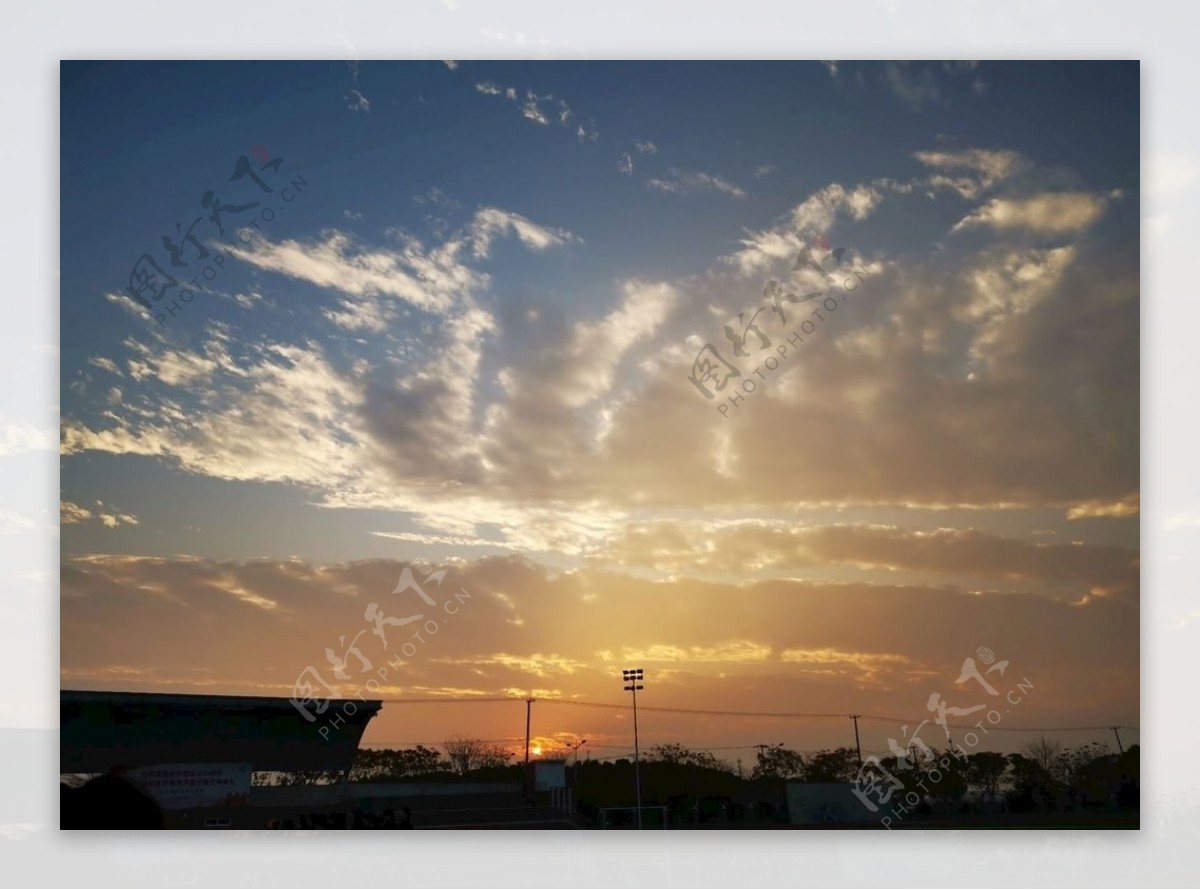 夕阳天空黄昏落日