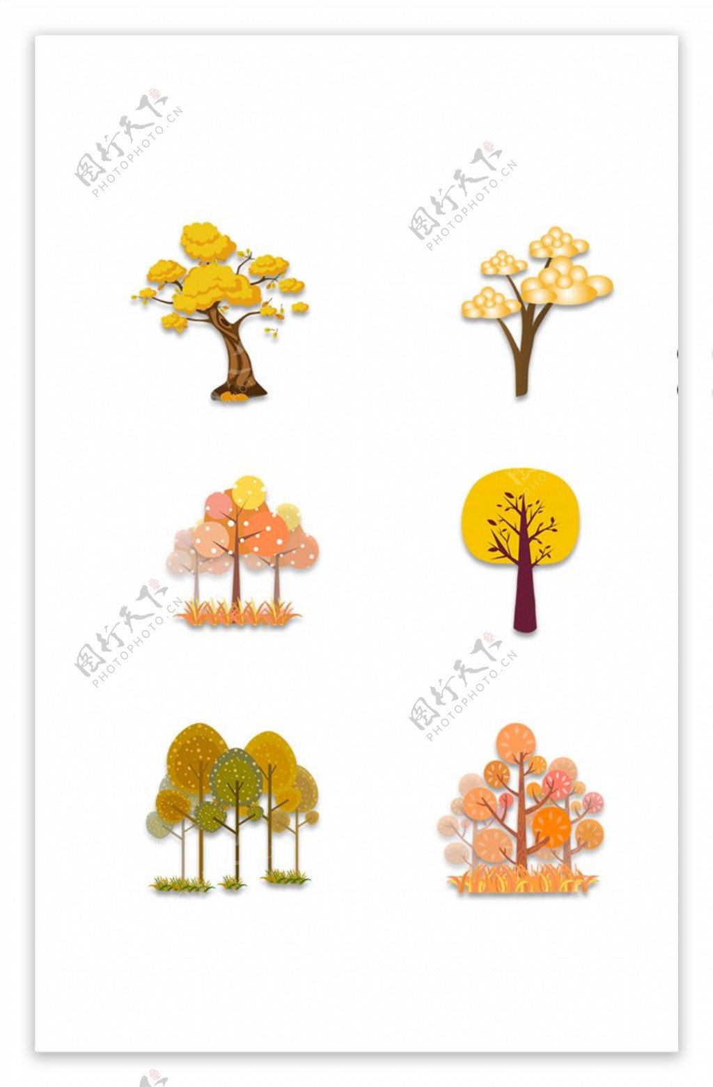 秋季树木素材