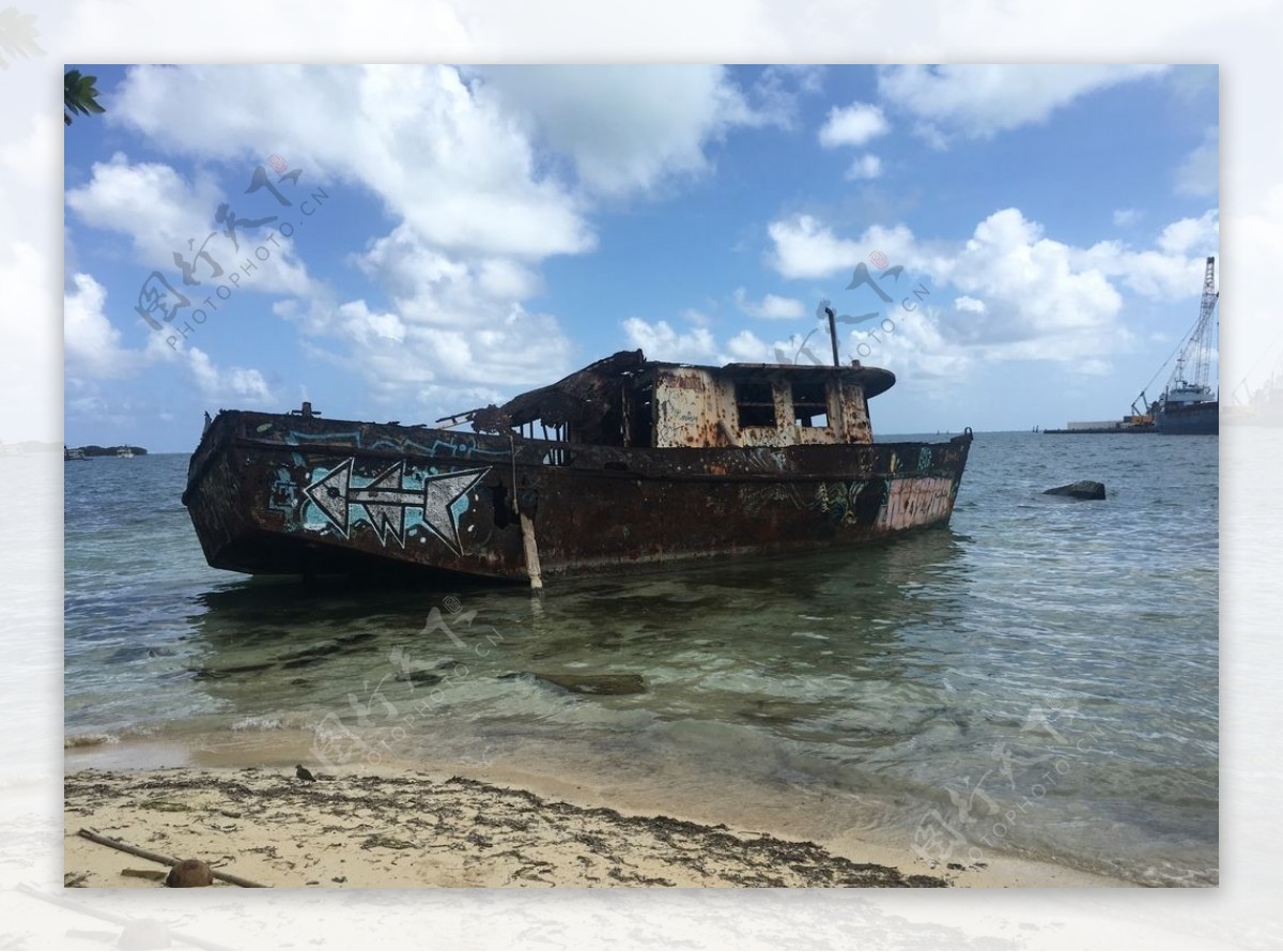 海岸风景摄影图