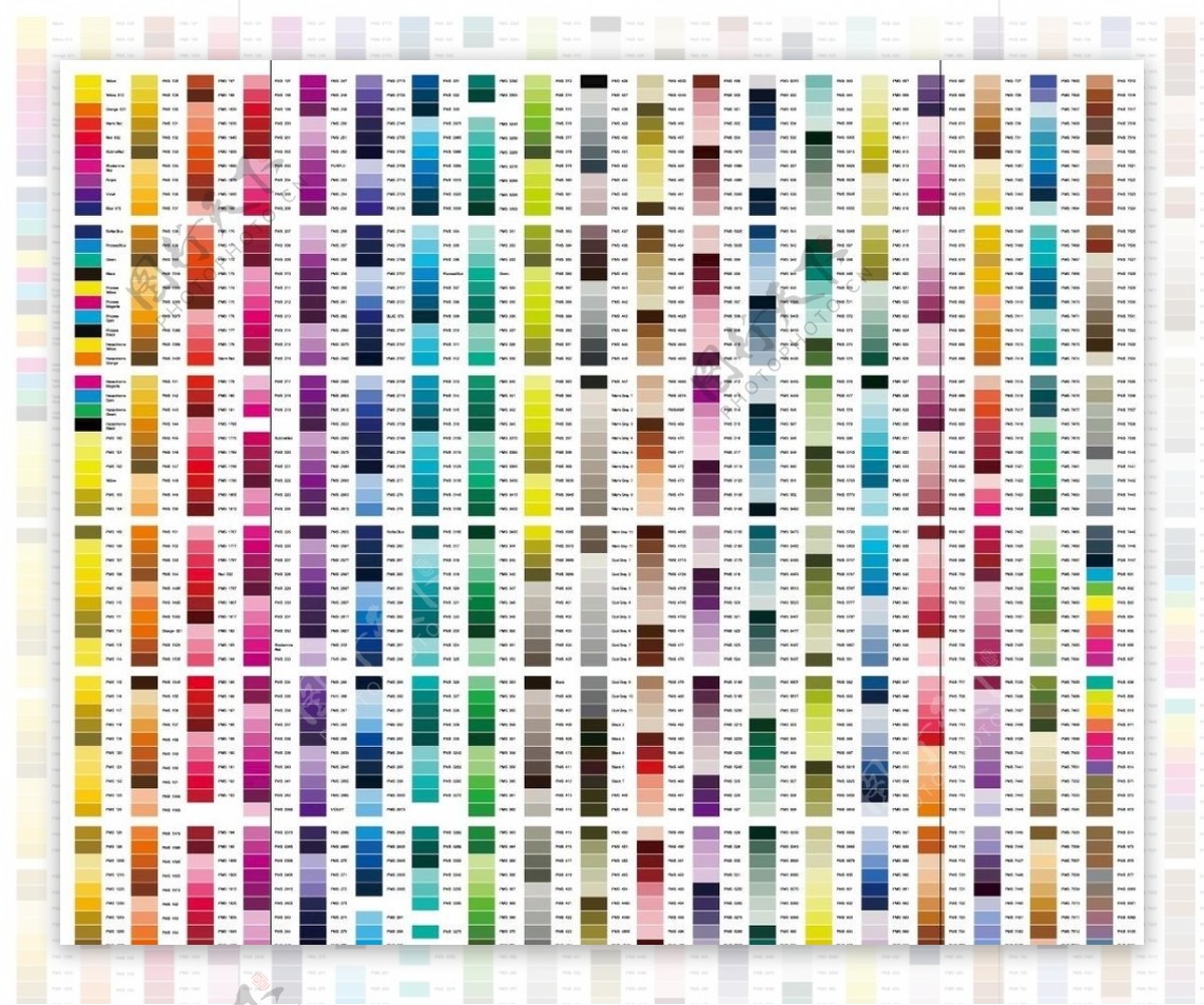 CMYK色谱设计矢量图图片素材-编号04596518-图行天下