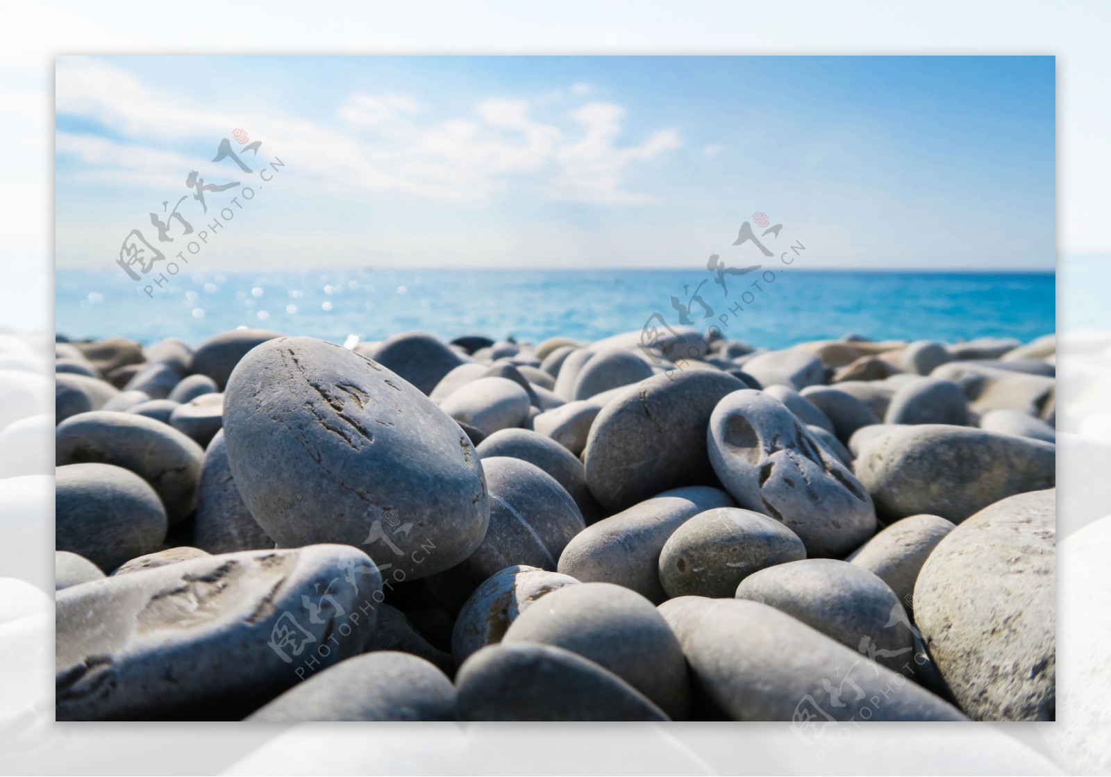 岩石海边海洋自然生态背景素材