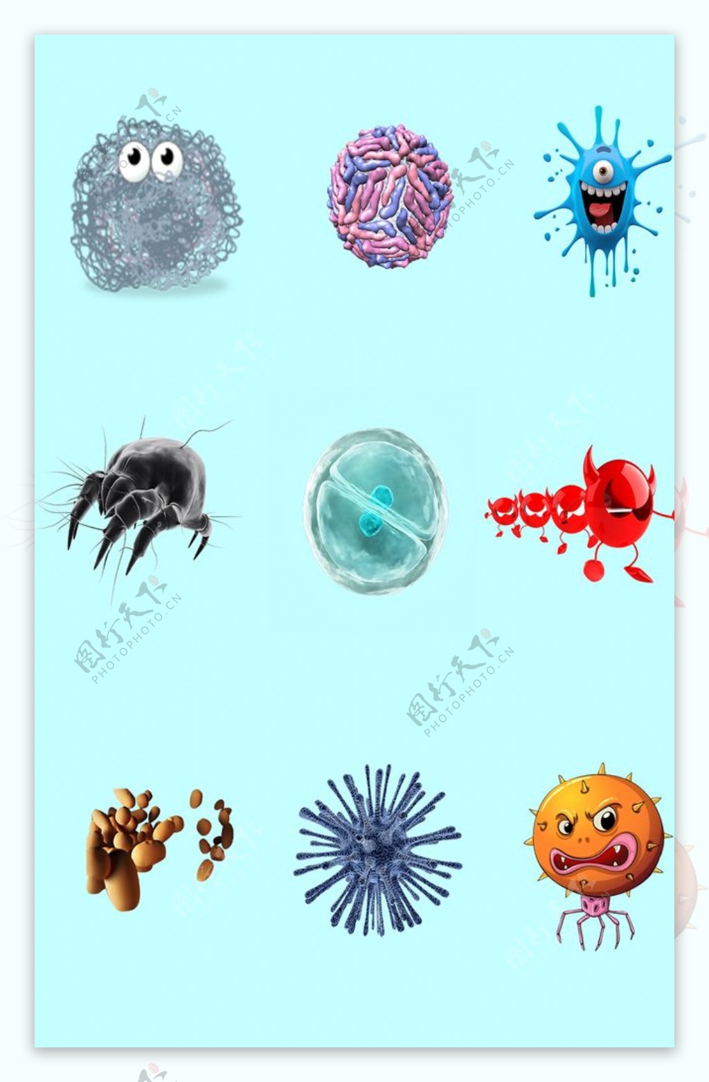 病毒细菌素材图片
