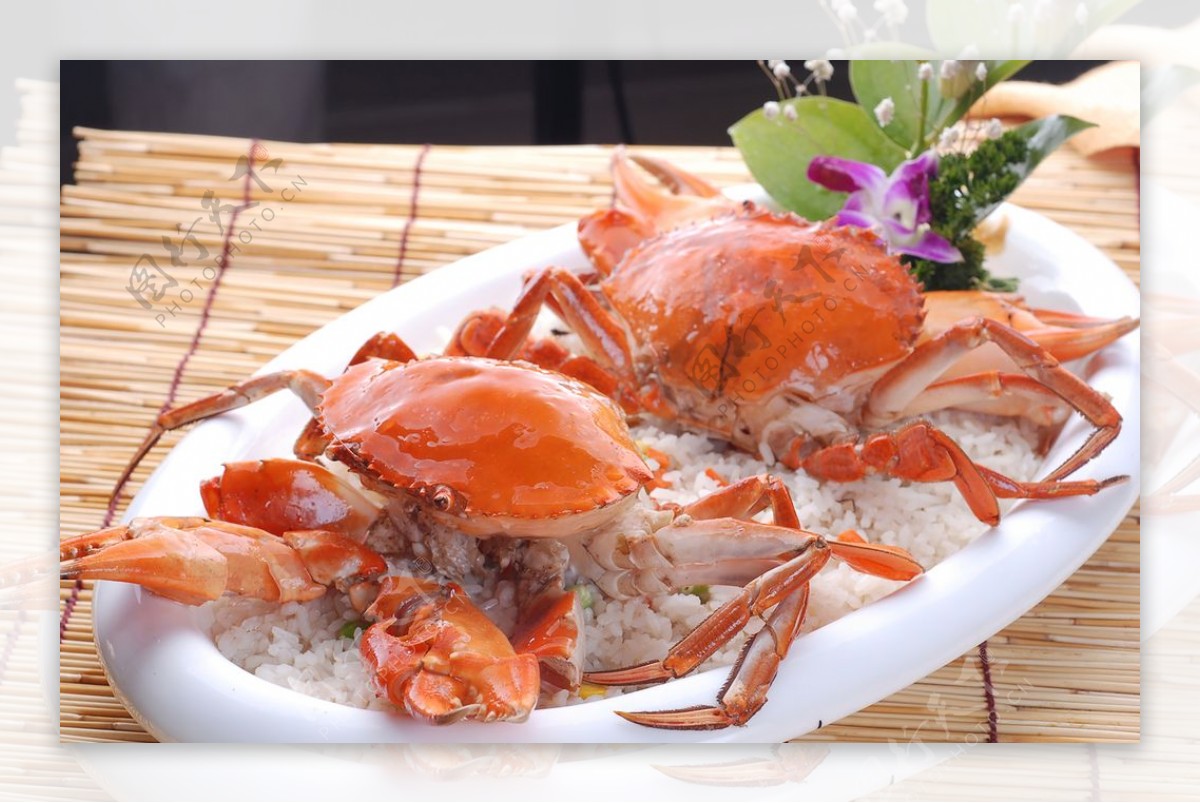 肉蟹八宝饭图片